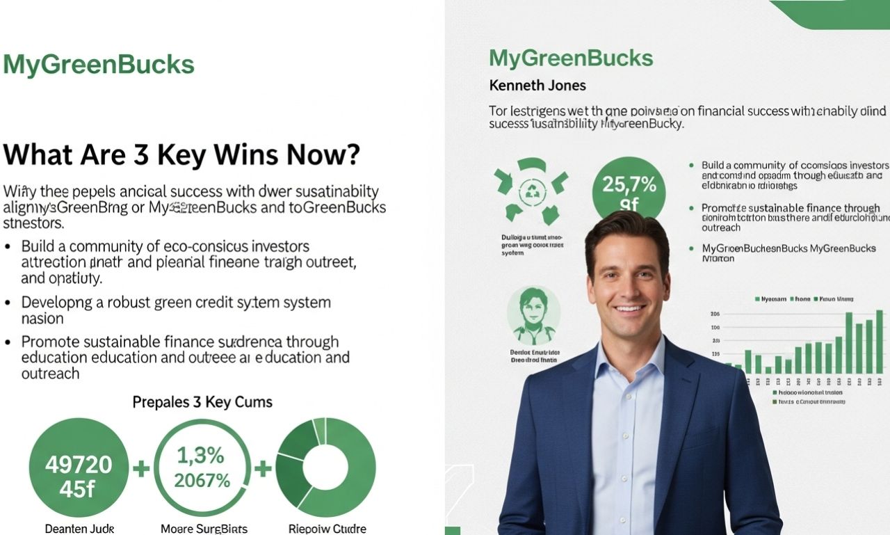 Three Key Wins With MyGreenBucks Kenneth Jones